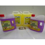 +VAT 4 containers of Floor & surface cleaners