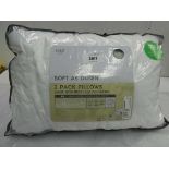 +VAT Pack of 2 M&S soft as down pillows