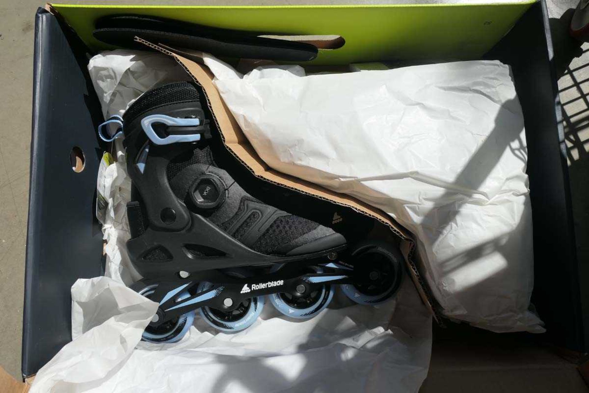 +VAT Boxed pair of roller blades size 8-8.5