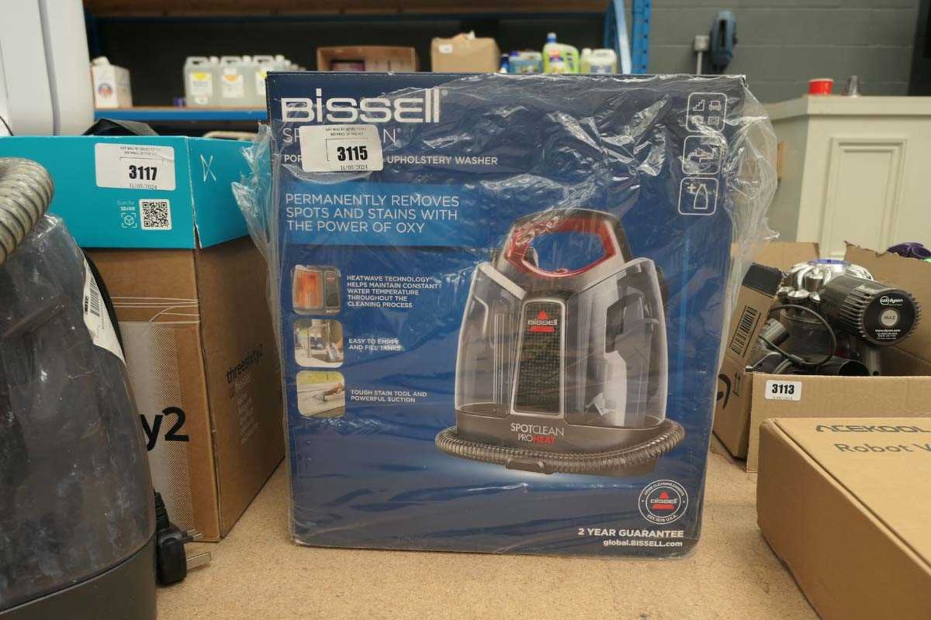 +VAT Bissell spot clean pro heat carpet and upholstery washer