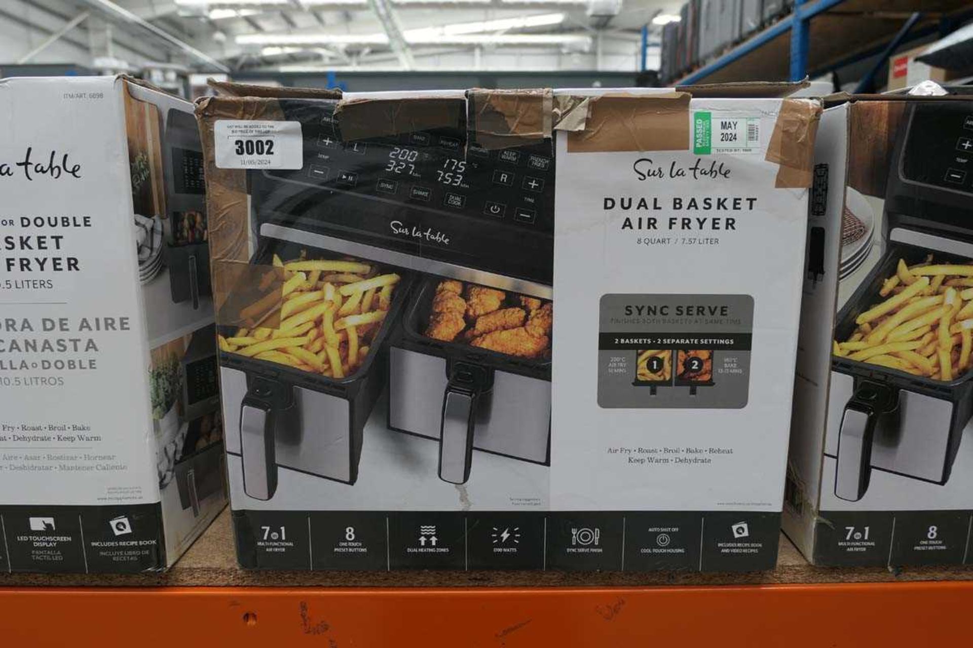 +VAT Dual basket air fryer