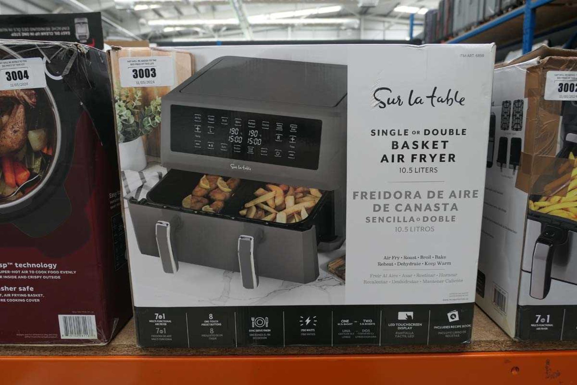 +VAT Sigle or Double basket air fryer