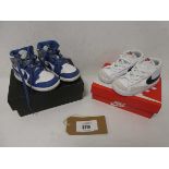 1 x kids Nike Blazer UK 6.5 + 1 x Nike Jordan 1 Retro UK 7.5 (2)