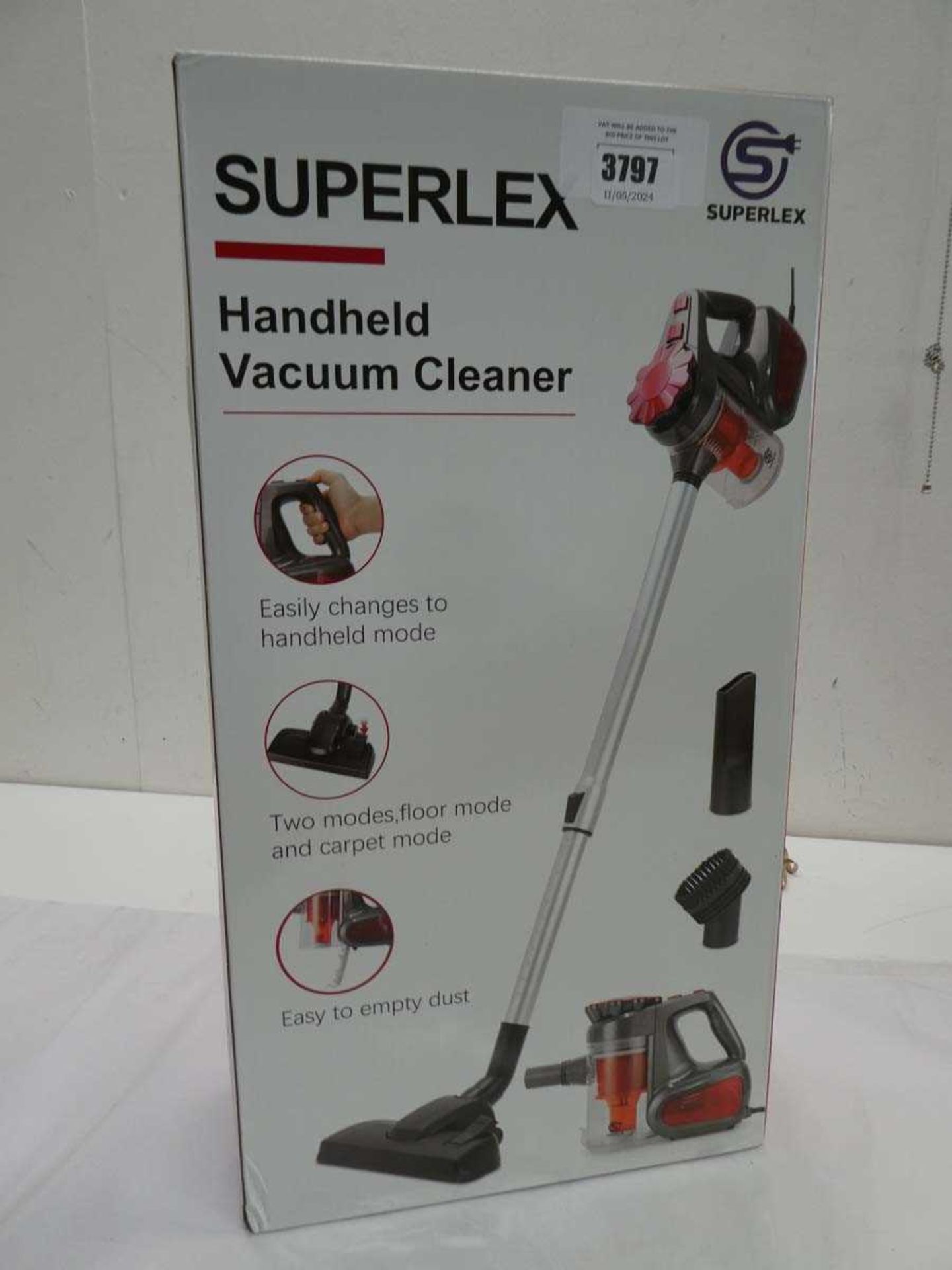 +VAT Superlex handheld vacuum cleaner