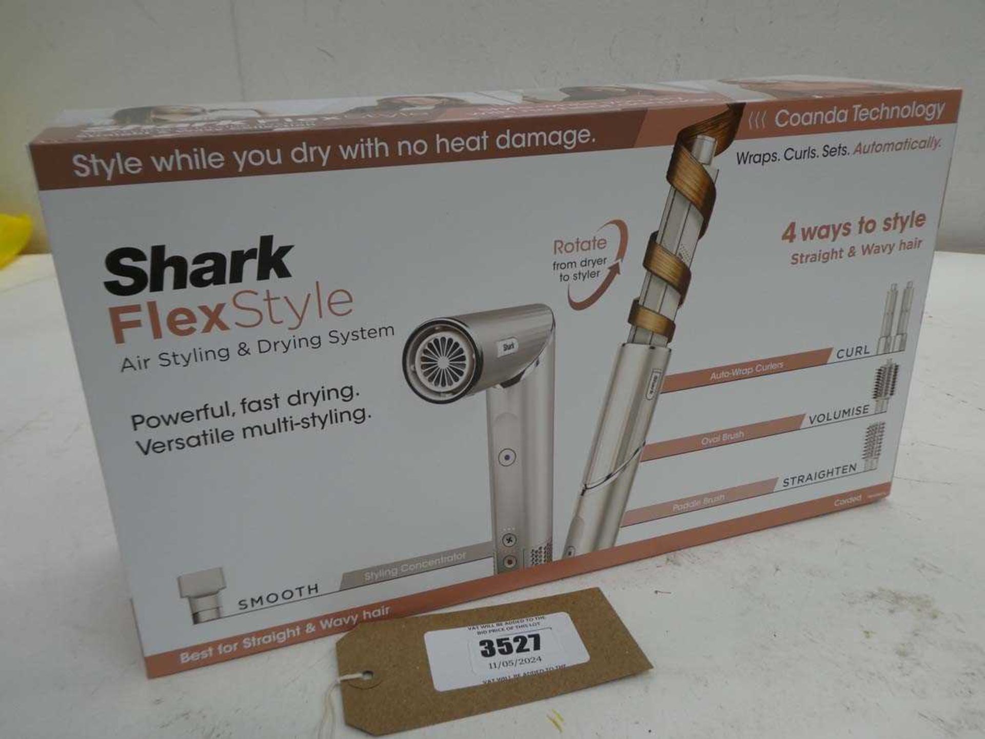 +VAT Shark Flex Style air styling & drying system