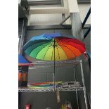 10 Soake Pagoda type multi colour umbrellas