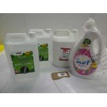 +VAT 2 x 5L Super strength vinegar, Washable glue and Surf liquid detergent