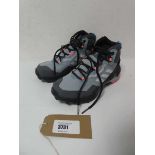 +VAT Pair of Adidas Terrex hiking shoes, green and grey, UK 6