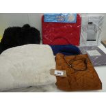 +VAT King size duvet set, double fitted sheets, bath mats, electric blanket, large throw and non