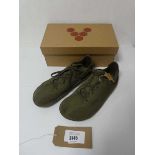 +VAT Boxed pair of Vivo Barefoot shoes, green, UK 9