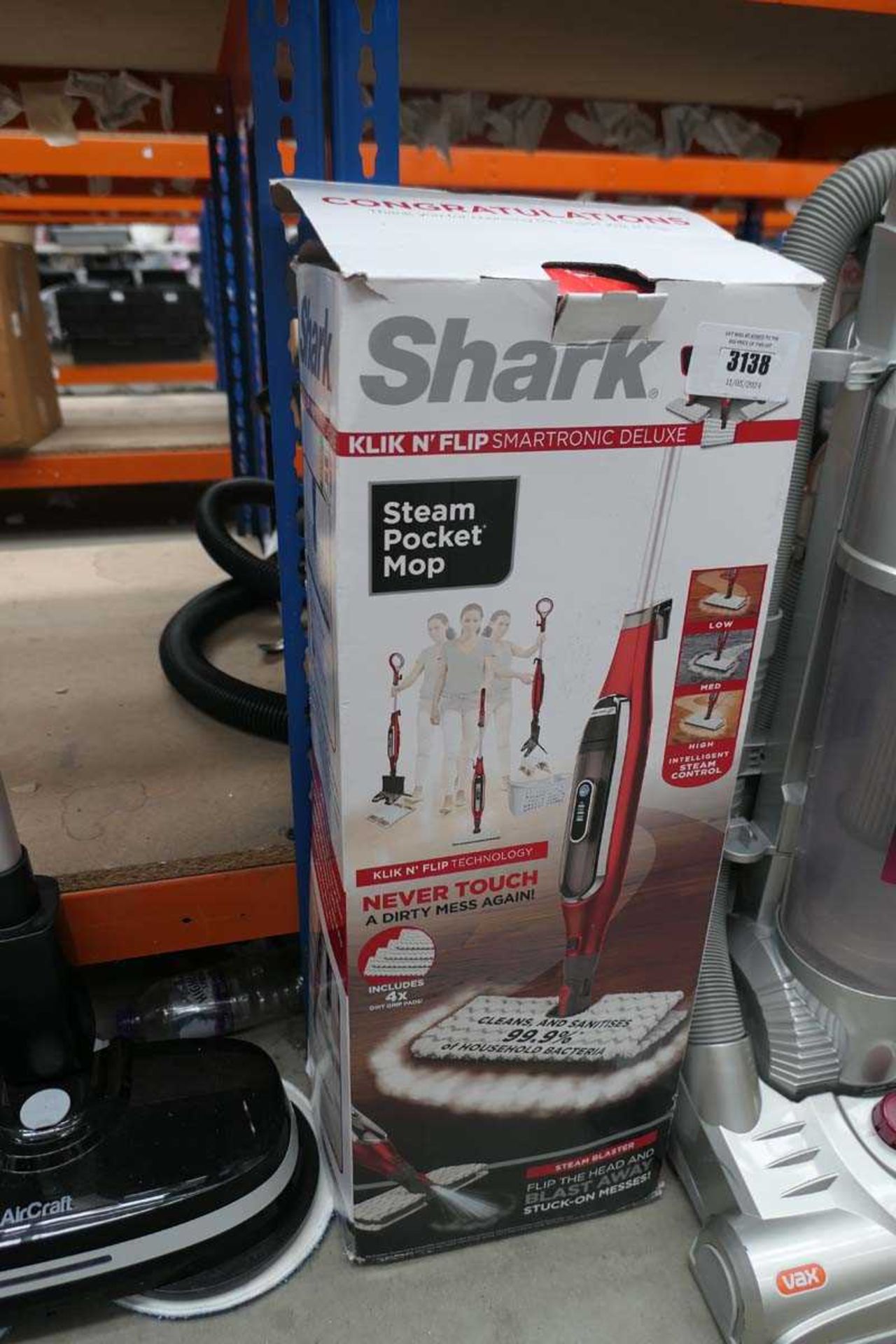 Upright Shark steam mop
