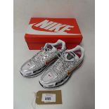 +VAT Boxed pair of Nike p-6000 trainers, white and red, UK 10