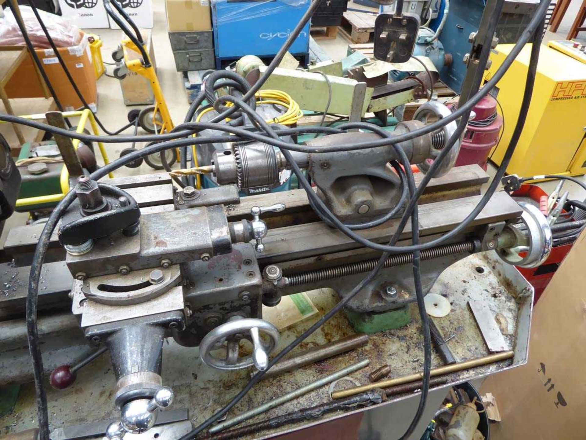 Myford engineers model making lathe with a range of tooling, single phase with control box. - Image 3 of 3