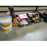 Underbay of assorted items inc. extension cables, springs, car parts, bait stations etc.