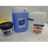 +VAT 20L Adblue, 5L All seasons screen wash and 5kg tub of Plagron additive