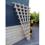 Three large pieces of fan trellis