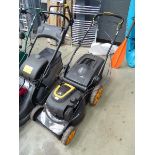 McCullough petrol powered rotary mower with grass box