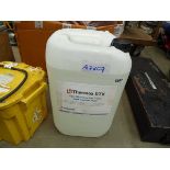 Tub of Thermo X DTX heat transfer fluid