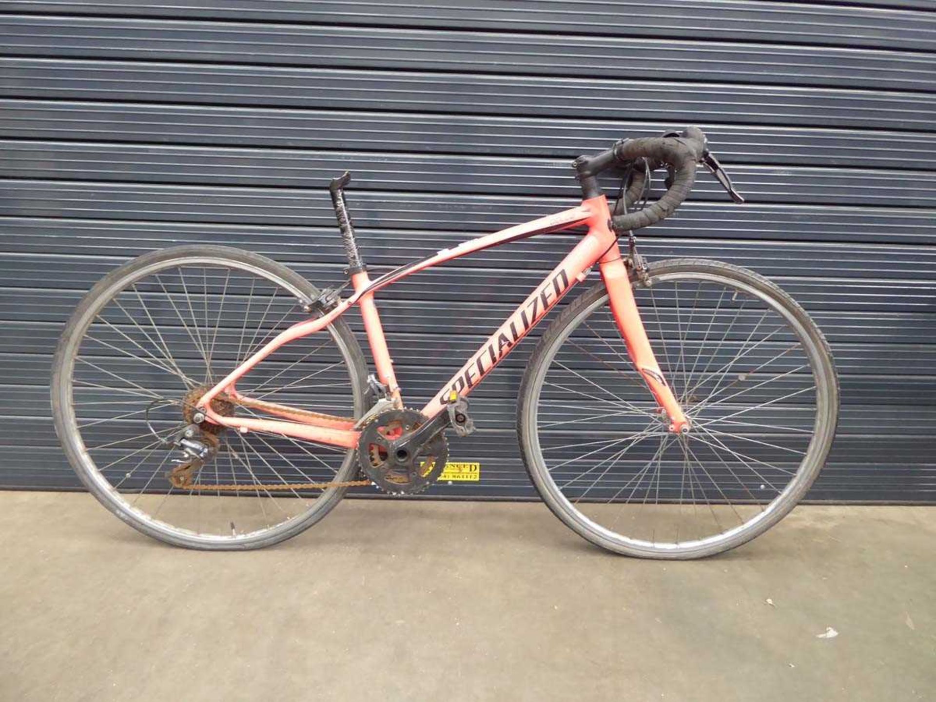 Pink Specialised racing bike, no seat