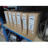 6 boxed heat store panel heaters