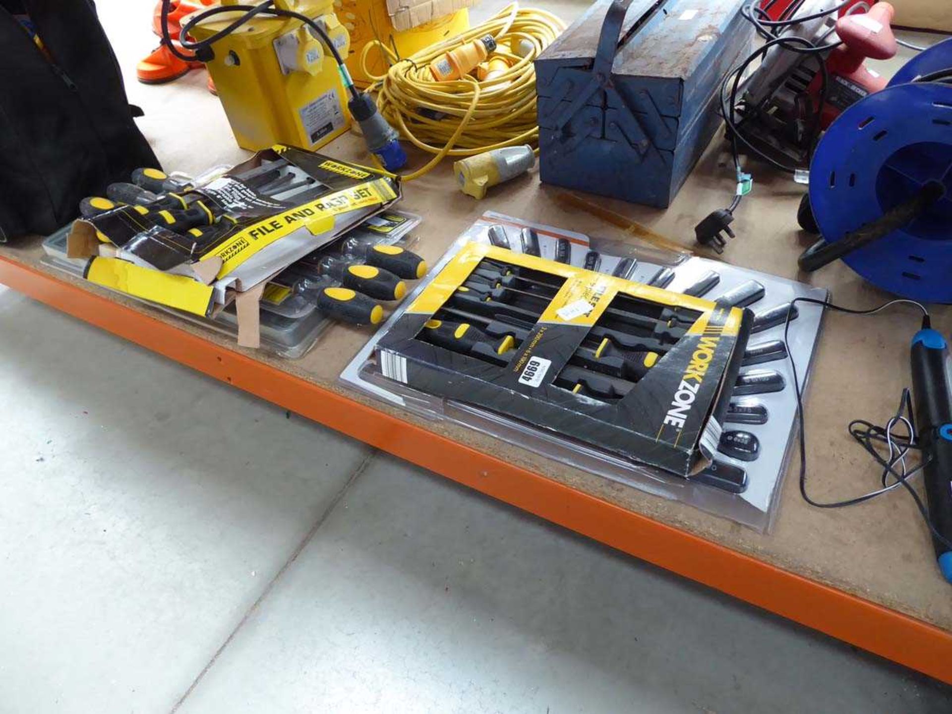Quantity of screwdriver sets and file set
