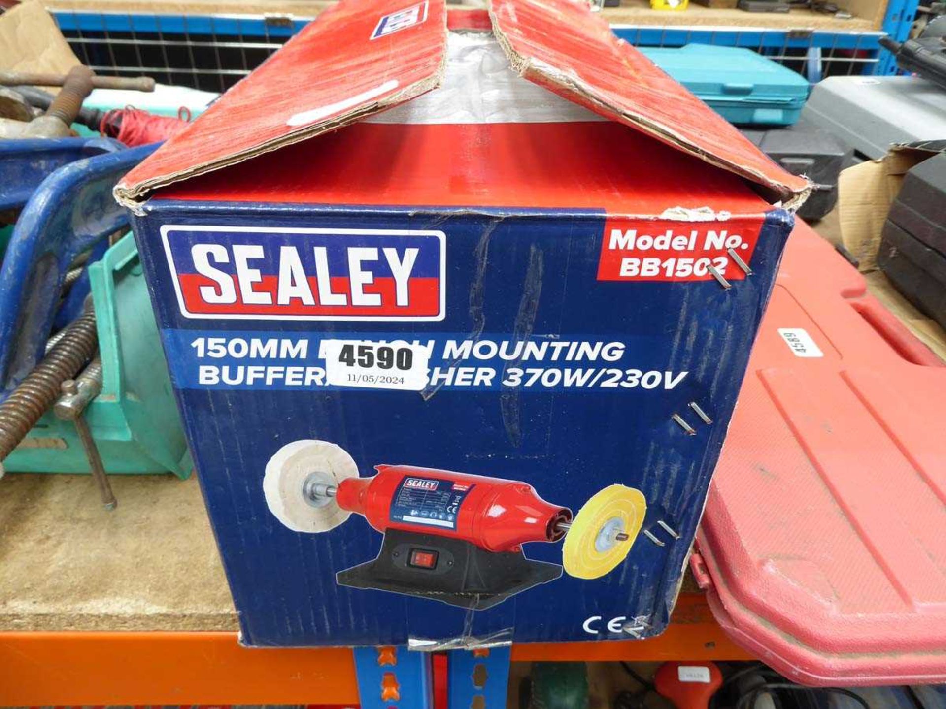 Boxed Sealey double ended polisher - Image 2 of 2