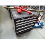 Black Max toolbox with various tools inc. spanners, screwdrivers etc.