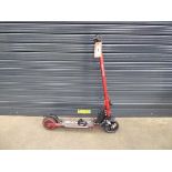 +VAT Small red electric scooter with charger