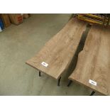 +VAT Wooden effect bench