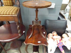(1) 3 various occasional tables