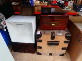 Qty of boxes and humidor