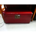 Oriental style red trunk