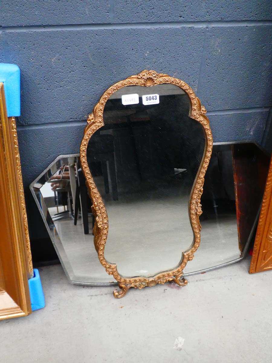 Two 1950s/60s wall mirrors