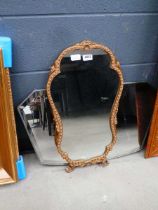 Two 1950s/60s wall mirrors