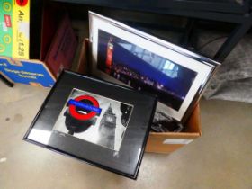 Box containing a quantity of modern urban wall hangings