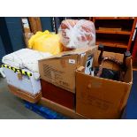 +VAT Pallet of furniture parts, rug, cushions etc.