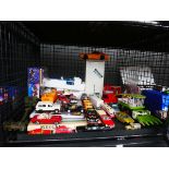 Cage containing Diecast vehicles