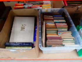 2 boxes of assorted modern and vintage books