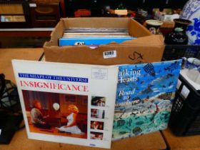 Box of LP's including Talking Deads, Elton John, Billy Holiday etc