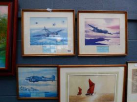 3 prints of WW2 aircraft