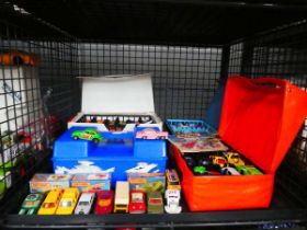 Box of assorted Diecast including Matchbox and boxed vehicles