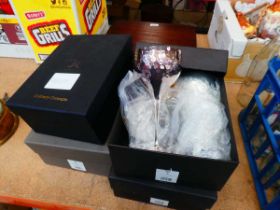 4 boxes of Culinary Concept wine goblets
