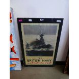 Reproduction British Navy poster
