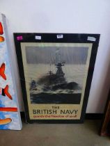 Reproduction British Navy poster