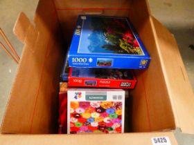 Box of puzzles