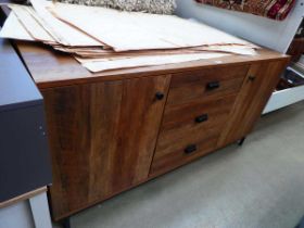 Contemporary sideboard with 3 drawers and 2 doors