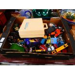 Box of assorted Diecast and other toys
