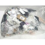 +VAT Bag containing quantity of loose costume and dress jewellery