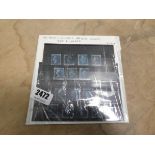 Sheet of Queen Victoria blue 2d stamps