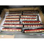 Box of 14 Honrby and Lima LMS coaches